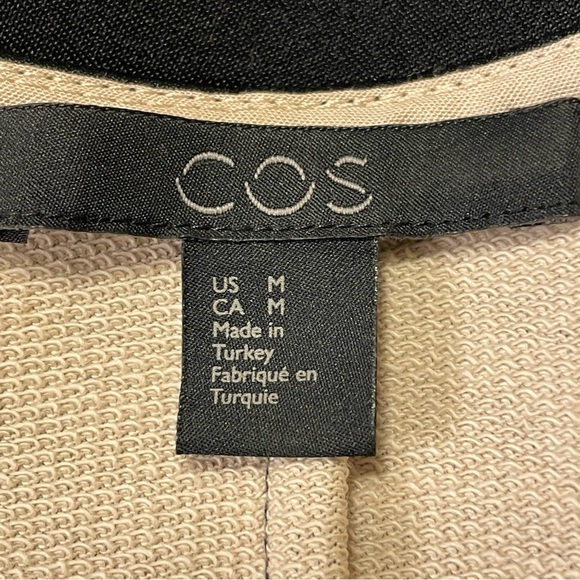 COS NWOT Batwing Sleeved Jersey Dress in Black - Picture 8 of 11